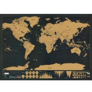 Deluxe Edition World Scratch Map